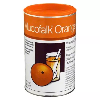 MUCOFALK Granulés dorange pour la fabrication dune suspension à usage oral, 150 g MUCOFALK Granulés dorange pour la fabrication dune suspension à usage oral, 150 g
