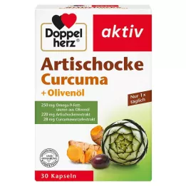 DOPPELHERZ Capsules dartichaut + huile dolive + curcuma, 30 pcs