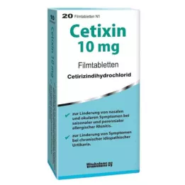 CETIXIN Comprimés pelliculés à 10 mg, 20 pièces