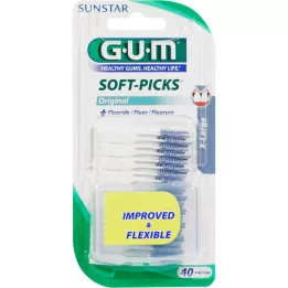 GUM Picks doux X-grand, 40 pc