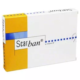 SCARBAN Pansement silicone léger 5x7,5 cm, 2 pièces
