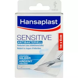 Hansaplast Paveur sensible aux médicaments 1mx6cm, 1 pc