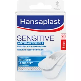 Hansaplast Bandes sensibles à Med, 20 pc