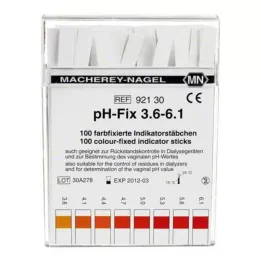 PH-FIX Bandelettes indicatrices pH 3,6-6,1, 100 pièces