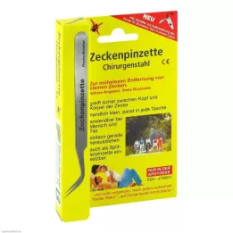 ZECKENPINZETTE Acier chirurgical, 1 pièce