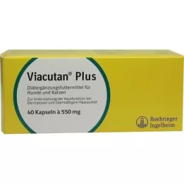 VIACUTAN Plus Capsules Vet., 40 pc