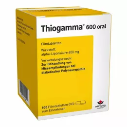 THIOGAMMA 600 comprimés pelliculés oraux, 100 pcs