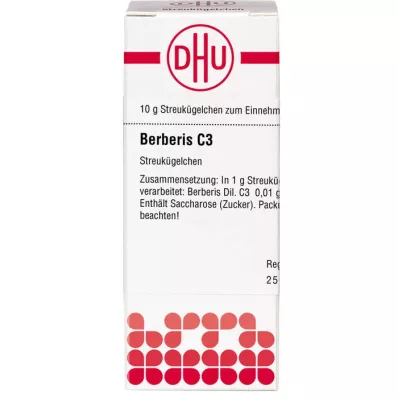 BERBERIS Globules C 3, 10 g BERBERIS Globules C 3, 10 g