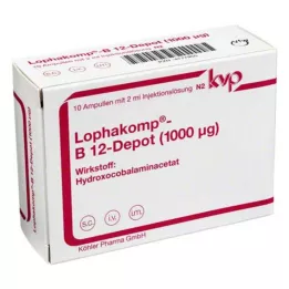 LOPHAKOMP B 12 Dépôt 1000 μg solution injectable, 10X2 ml