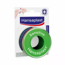 HANSAPLAST Patch de fixation Sensitive 2,5 cm x 5 m, 1 pièce