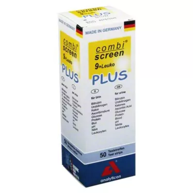 COMBISCREEN Bandelettes de test 9+Leuko Plus, 50 pièces COMBISCREEN Bandelettes de test 9+Leuko Plus, 50 pièces