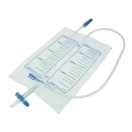 Poche à urine non stérile 2000 ml Nrv avec valve transversale de drainage, 1 pièce