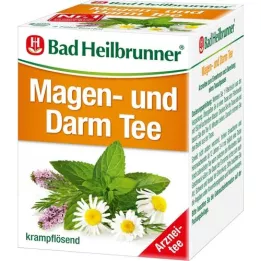 BAD HEILBRUNNER Sac de filtre à thé à lestomac et à lintestin, 8x1,75 g