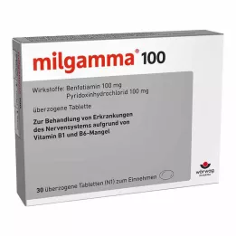 MILGAMMA Comprimés enrobés à 100 mg, 30 pièces