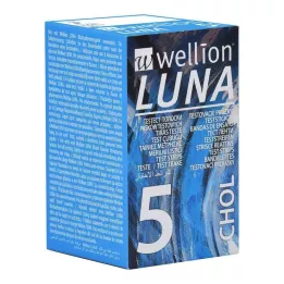 WELLION LUNA Bandelettes de test de cholestérol, 5 pièces