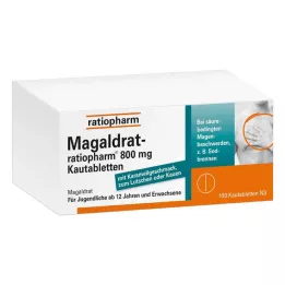 MAGALDRAT-ratiopharm 800 mg comprimés, 100 pcs