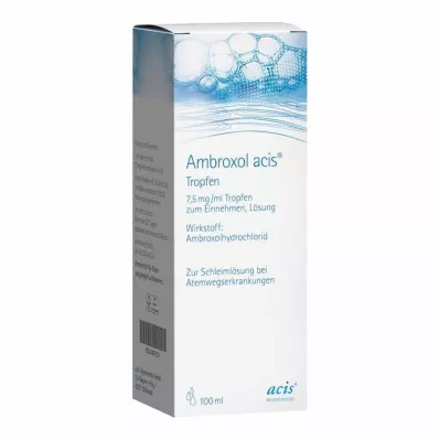 AMBROXOL gouttes dacide acétique, 100 ml
