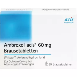AMBROXOL comprimés effervescents acis 60 mg, 20 pcs