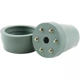 KRÜCKENKAPSEL 18/19 mm M.Spikes U. Cap de protection, 1 pc