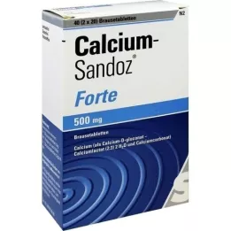 Calcium Sandoz Tablettes Forte effervescente, 2x20 pc
