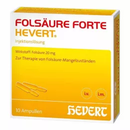 FOLSÄURE HEVERT Ampoules fortes, 10X2 ml