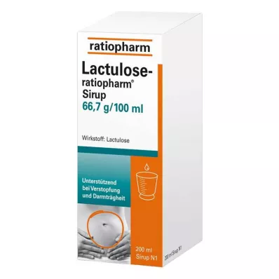LACTULOSE-ratiopharm sirop, 200 ml