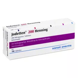 JODETTEN 200 comprimés Henning, 100 pièces