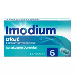 IMODIUM gélules dures aiguës, 6 pièces