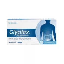 GLYCILAX Suppositoires pour adultes, 12 pièces