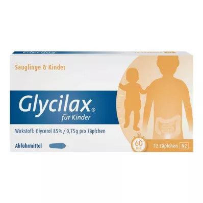 GLYCILAX Suppositoires pour enfants, 12 pièces GLYCILAX Suppositoires pour enfants, 12 pièces