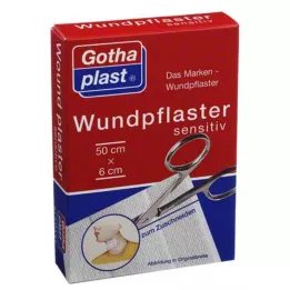 GOTHAPLAST Soins des plaies sensibles 6 cm x 0,5 m coupé, 1 pièce