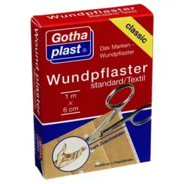 GOTHAPLAST Support de pansement 6 cm x 1 m coupé, 1 pièce