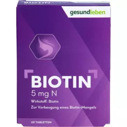 Vie saine biotine 5 mg n comprimés, 60 pc