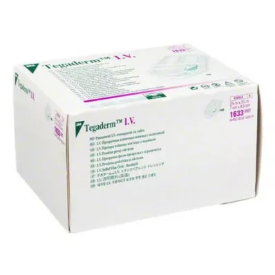 TEGADERM Pansement transparent 3M 7x8,5 cm 1633, 100 pièces