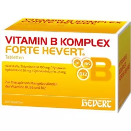 VITAMIN B KOMPLEX Forte Hevert Tablettes, 200 pc