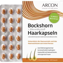 BOCKSHORN+ Capsules capillaires en micronutriments Tisane Plus, 180 pc