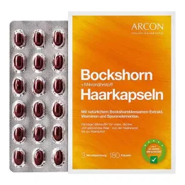 BOCKSHORN+ Capsules capillaires micronutritionnelles Tisane plus, 180 pcs