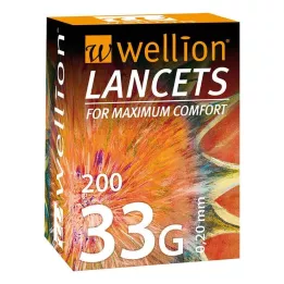 WELLION Lancettes 33 G, 200 pcs