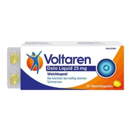 VOLTAREN Dolo Liquid 25 mg capsules molles, 10 pcs