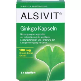 GINKGO Gélules dAlsivit 100 mg, 30 unités