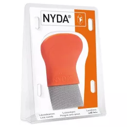 NYDA Peigne à poux et lentes en métal, 1 pièce