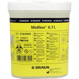 Conteneur délimination Medibox 0,7 L, 1 pc