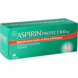 ASPIRIN Protéger 300 mg de comprimés gastro-intestinaux, 98 pc