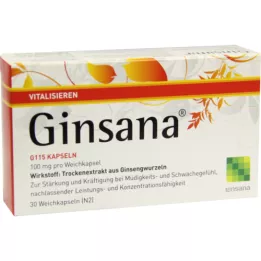 Ginsana g115 capsules, 30 pc