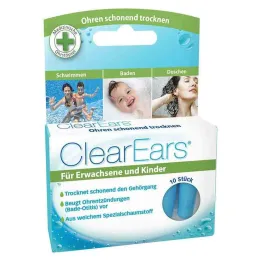 Bouchons doreilles Clearears pour lélimination de leau, 10 pièces