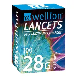 WELLION Lancettes 28 G, 100 pcs