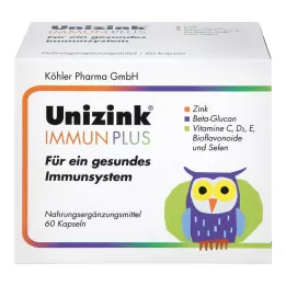 UNIZINK Gélules Immun Plus, 1X60 pcs