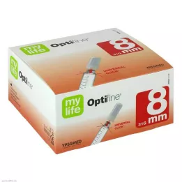 MYLIFE Aiguilles pour stylo Optifine 8 mm, 100 pièces
