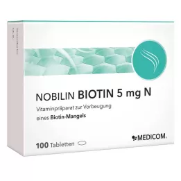 NOBILIN Comprimés de biotine 5 mg N, 100 pcs