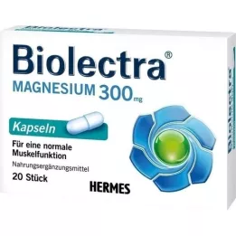 BIOLECTRA Capsules de magnésium 300 mg, 20 pc